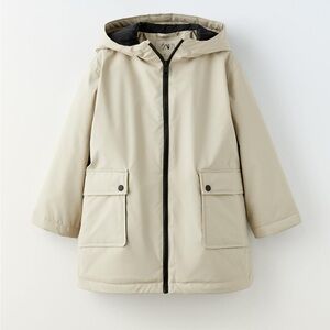 Zara Girls Rubberized Raincoat size 8-9